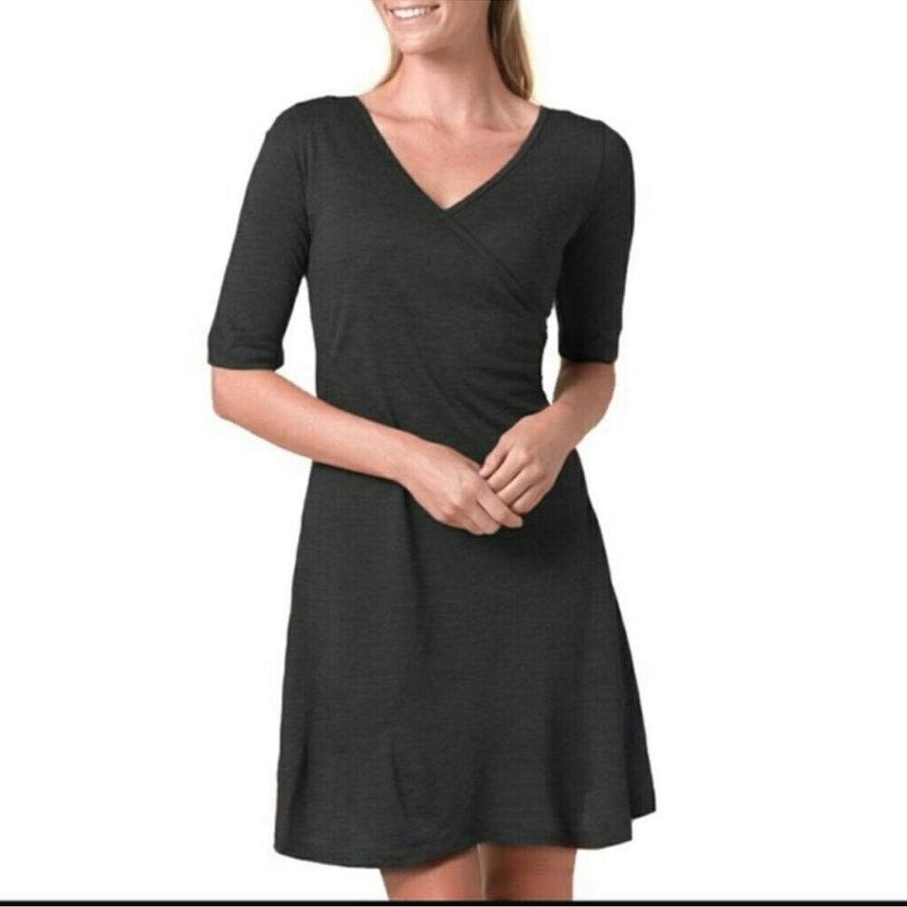 Prana Dark Gray Knit Dress